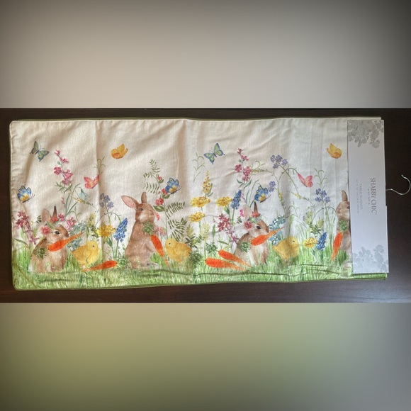 Easter bunnny spring table runner - Picture 2 of 4